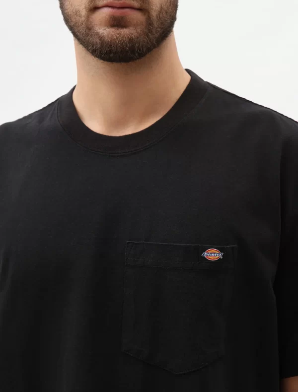 DICKIES - חולצת טי קצרה PORTERDALE – D0A4TMOBLK – black – 2