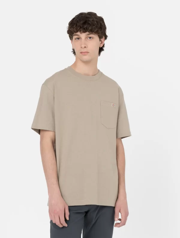 DICKIES - חולצת טי קצרה PORTERDALE – D0A4TMODS0 – desert-sand – 1