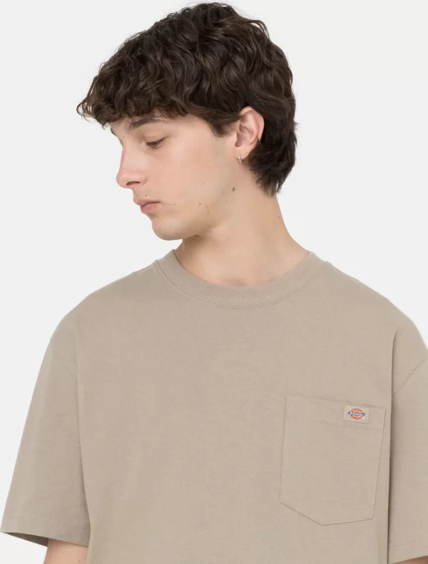DICKIES - חולצת טי קצרה PORTERDALE – D0A4TMODS0 – desert-sand – 3