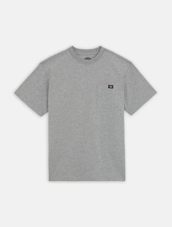 DICKIES - חולצת טי קצרה PORTERDALE – D0A4TMOHG0 – heather-grey – 4