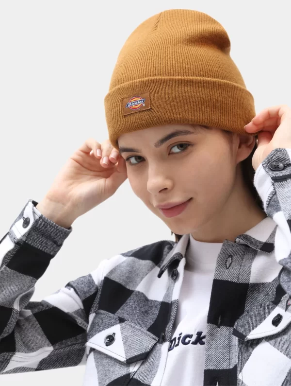 DICKIES - כובע גרב GIBSLAND – D0A4X7KBD0 – brown-duck – 3