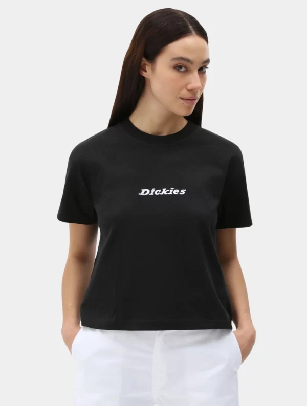 DICKIES - חולצת טי קצרה LORETTO – D0A4XBABLK – black – 1
