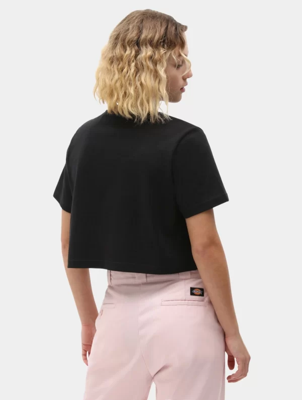 DICKIES - חולצת טי קצרה PORTERDALE CROP – D0A4XDEBLK – black – 1