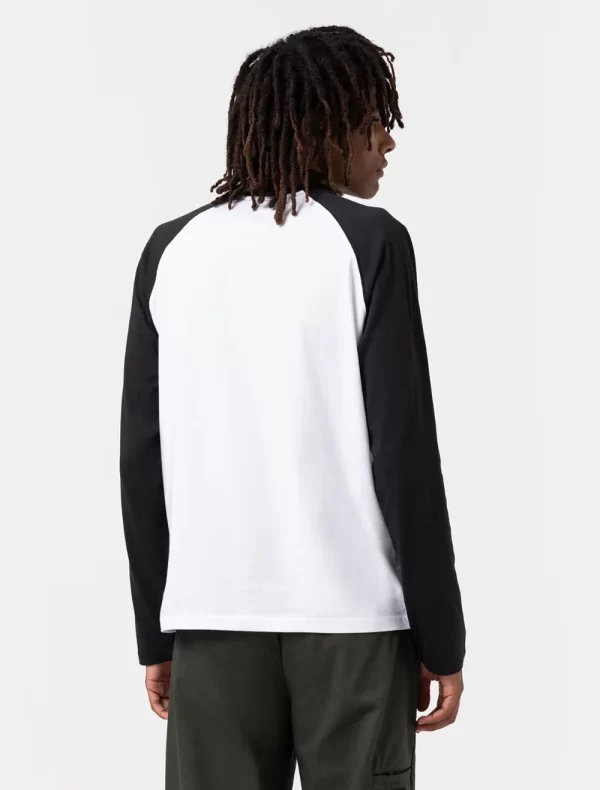DICKIES - חולצת טי ארוכה COLOGNE – D0A4XDFBLW – black-white – 1