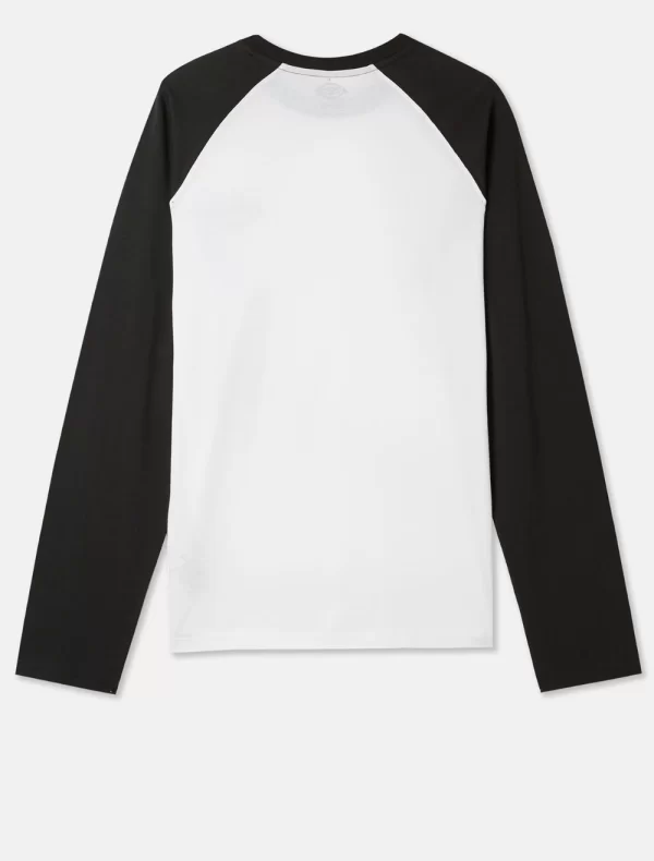 DICKIES - חולצת טי ארוכה COLOGNE – D0A4XDFBLW – black-white – 5