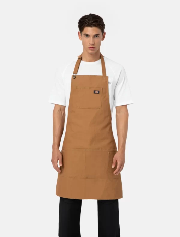 DICKIES - סינר DICKIES BIB – D0A4XE8BD0 – brown-duck – 1