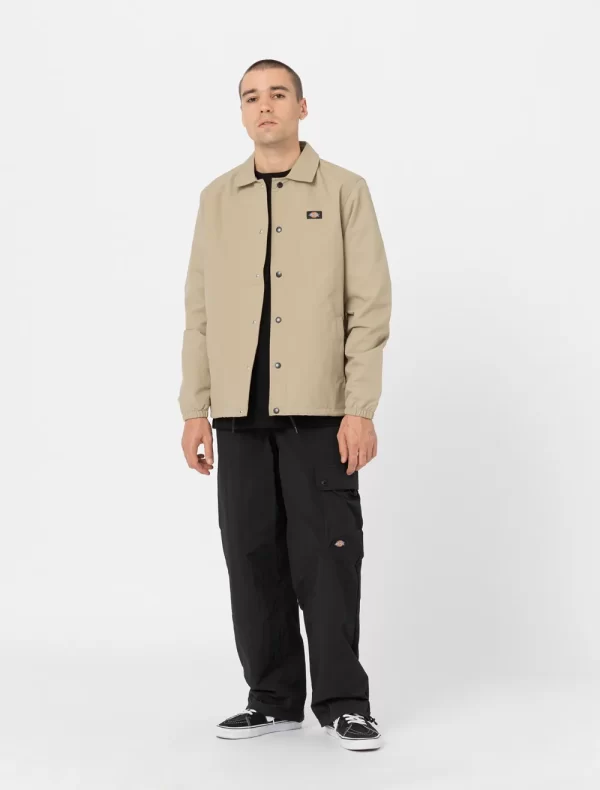 DICKIES - ג'קט OAKPORT COACH UNISEX – D0A4XEWKHK – khaki – 2
