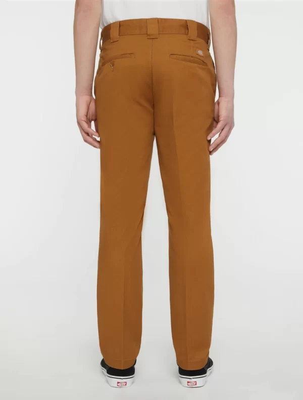 DICKIES - מכנסי עבודה צרים 872 WORK REC – D0A4XK8BD0 – brown-duck – 2