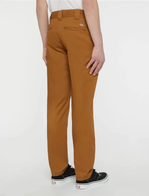 DICKIES - מכנסי עבודה צרים 872 WORK REC – D0A4XK8BD0 – brown-duck – 4