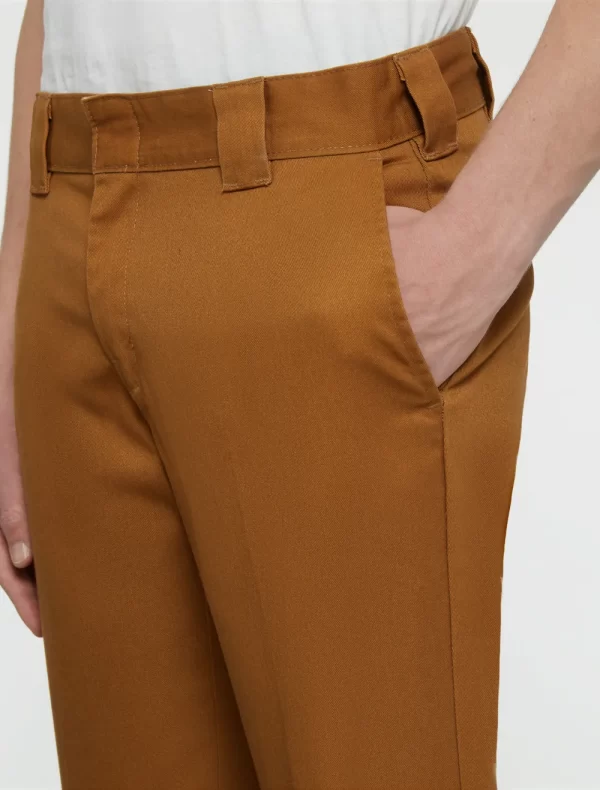 DICKIES - מכנסי עבודה צרים 872 WORK REC – D0A4XK8BD0 – brown-duck – 6