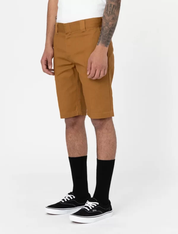 DICKIES - מכנסיים קצרים SLIM FIT REC – D0A4XNFBD0 – brown-duck – 4