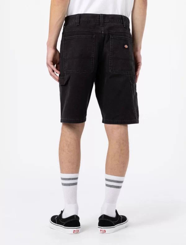 DICKIES - מכנסיים קצרים DUCK CANVAS – D0A4XNGC40 – stone-washed-black – 1