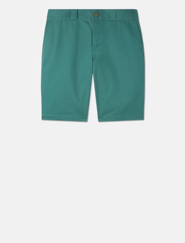 DICKIES - מכנסי עבודה קצרים SLIM WORKSHORT – D0A4XPQLN0 – lincoln-green – 1