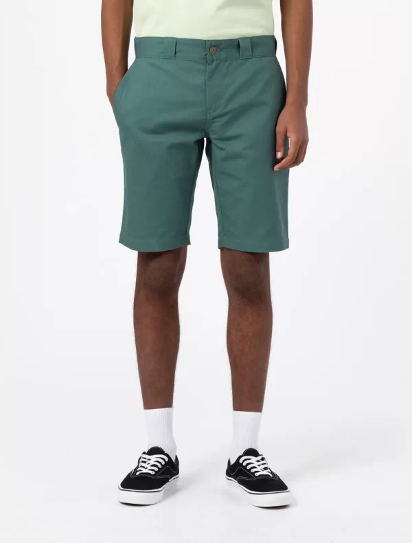 DICKIES - מכנסי עבודה קצרים SLIM WORKSHORT – D0A4XPQLN0 – lincoln-green – 1