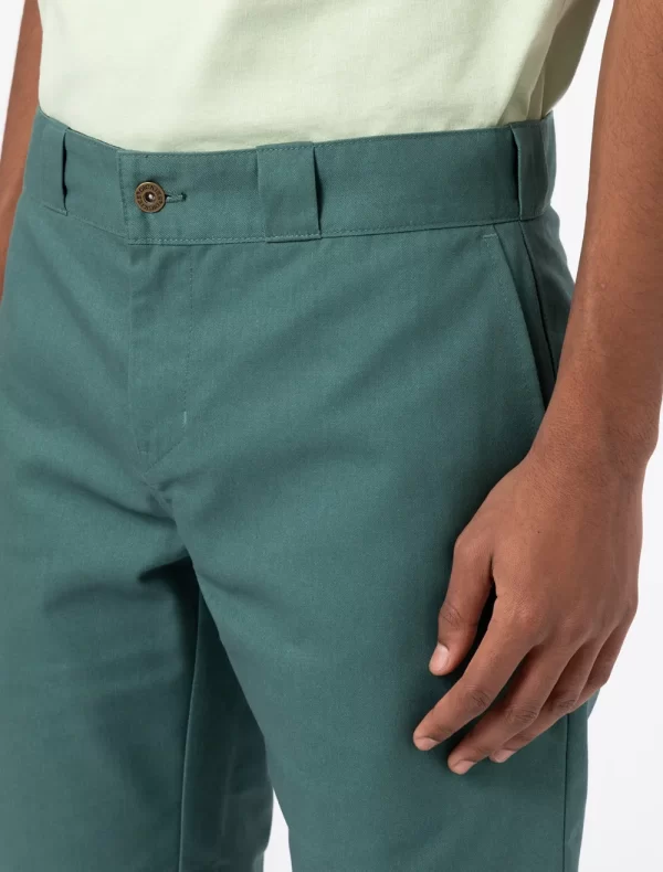 DICKIES - מכנסי עבודה קצרים SLIM WORKSHORT – D0A4XPQLN0 – lincoln-green – 4
