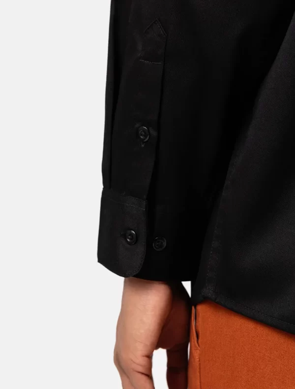 DICKIES - חולצת עבודה שרוול ארוך REC – D0A4Y26BLK – black – 4