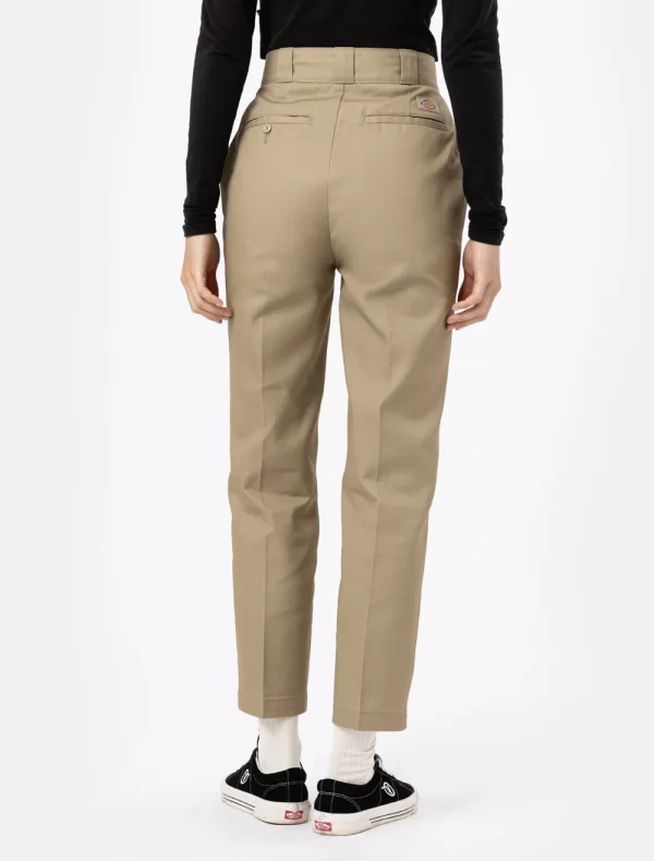 DICKIES - מכנסיים ארוכים PHOENIX CROPPED REC – D0A4Y5AKHK – khaki – 1