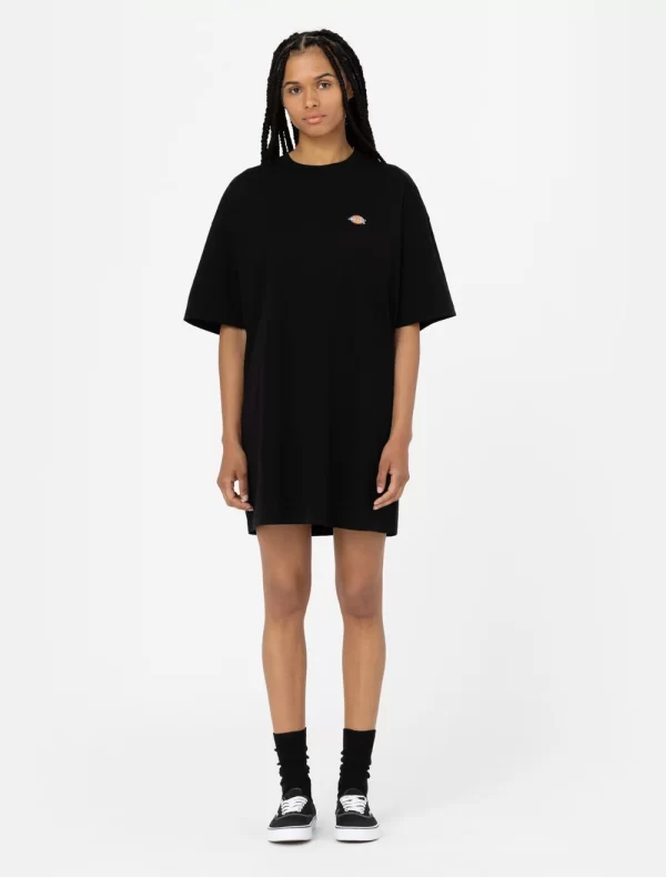 DICKIES - שמלת MAPLETON TEE – D0A4Y6JBLK – black – 1