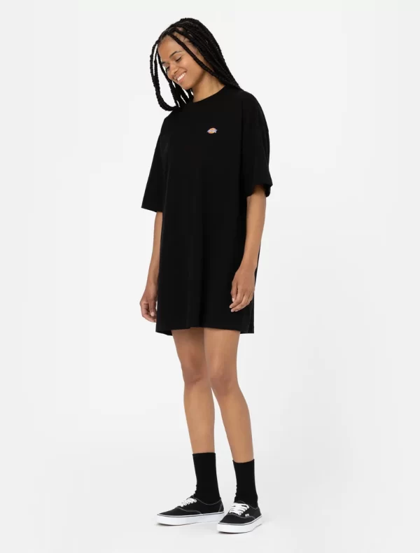 DICKIES - שמלת MAPLETON TEE – D0A4Y6JBLK – black – 2