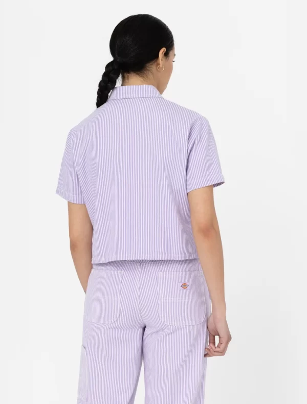 DICKIES - חולצת עבודה שרוול קצר HICKORY – D0A4Y7QF32 – pr-hickory – 1