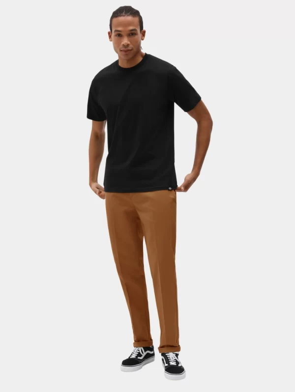DICKIES - מכנסי עבודה צרים 872 – D0WE872BD0 – brown-duck – 3