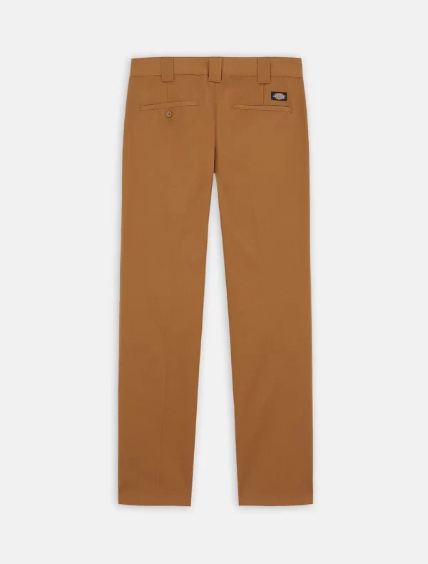 DICKIES - מכנסי עבודה צרים 872 – D0WE872BD0 – brown-duck – 5