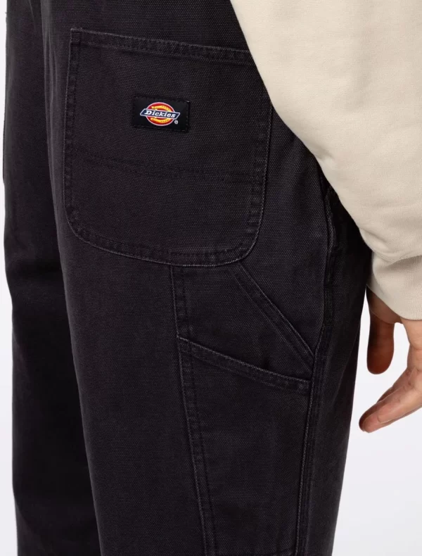 DICKIES - אוברול DICKIES DUCK CANVAS CLASSIC BIB לנשים – D0A4XM1C40 – sw-black – 3