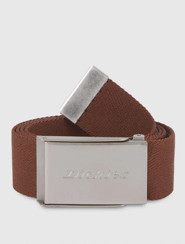 DICKIES - חגורה BROOKSTON – D0A4XBYK47 – brown – 1