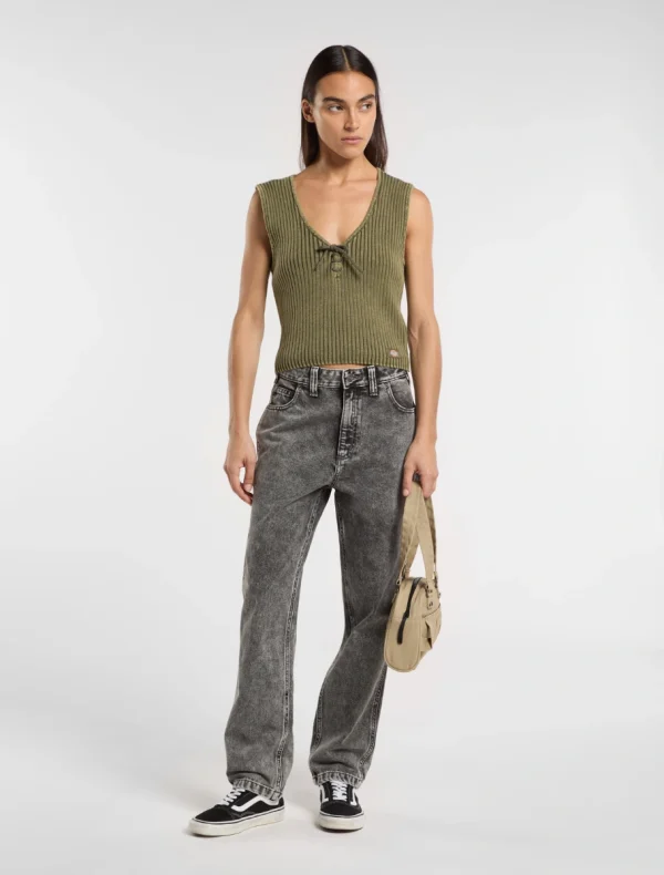 DICKIES - ג'ינס ELLENDALE – D0A4XEKJ81 – light-grey – 2