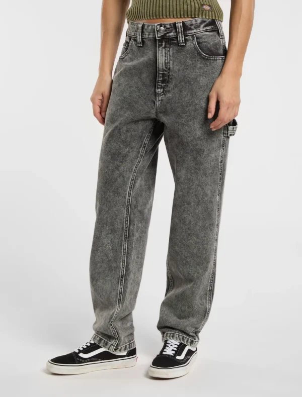 DICKIES - ג'ינס ELLENDALE – D0A4XEKJ81 – light-grey – 3