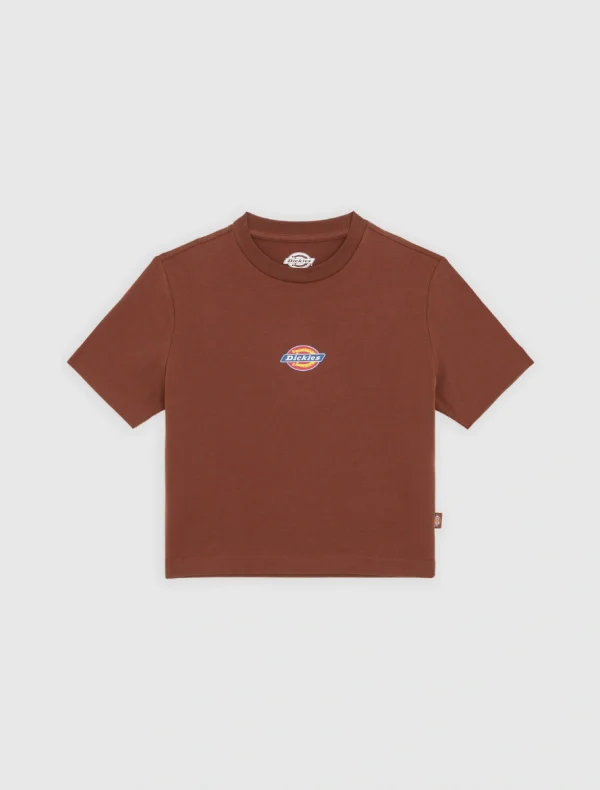 DICKIES - חולצת טי קצרה MAPLE VALLEY – D0A4XPOK47 – brown – 4