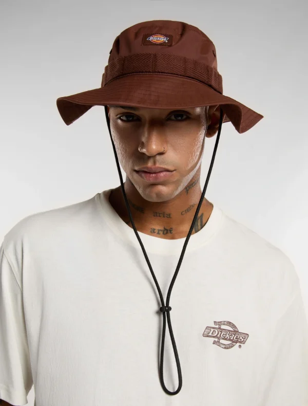 DICKIES - כובע GLACIER VIEW BOONIE UNISEX – D0A4Y4NK47 – brown – 1