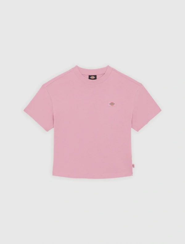 DICKIES - חולצת טי קצרה OAKPORT BOXY – D0A4Y8LK39 – pink – 5