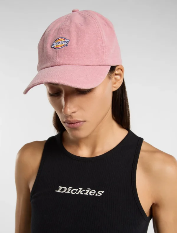 DICKIES - כובע מצחייה HARDWICK DUCK CANVAS – D0A4Y9IK39 – pink – 1