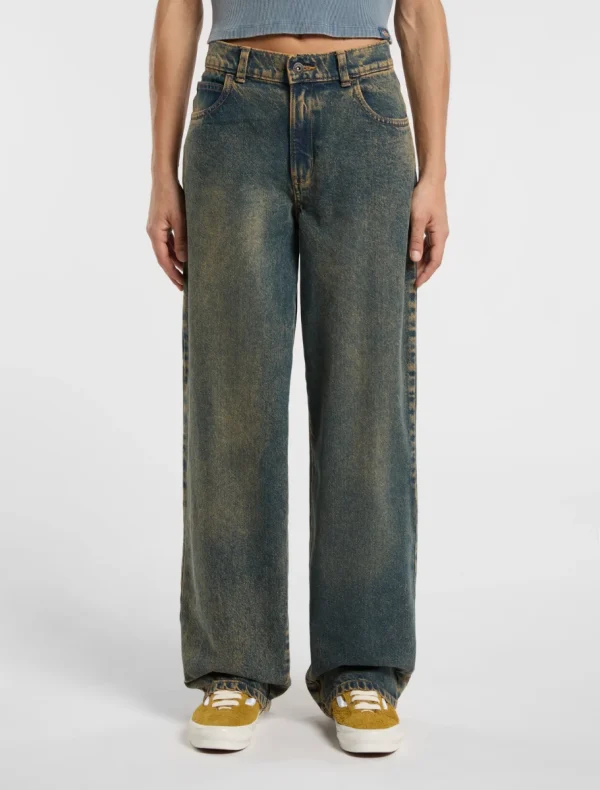 DICKIES - ג'ינס HERNDON לנשים – D0A4YPYK58 – yellow – 1