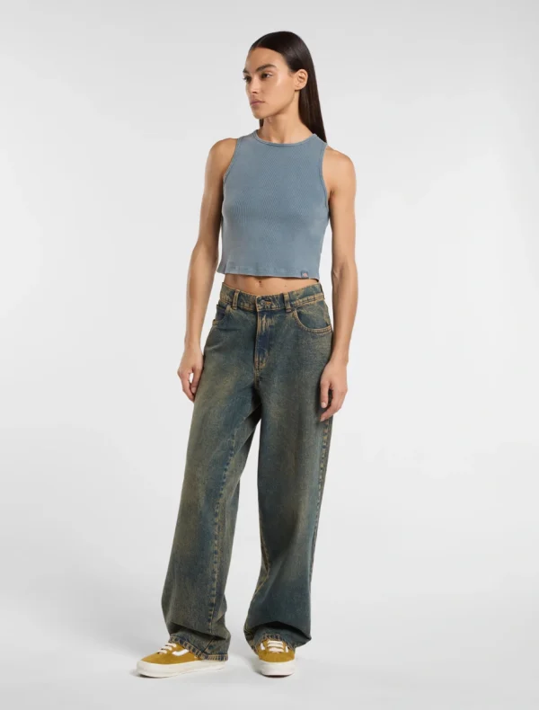 DICKIES - ג'ינס HERNDON לנשים – D0A4YPYK58 – yellow – 2