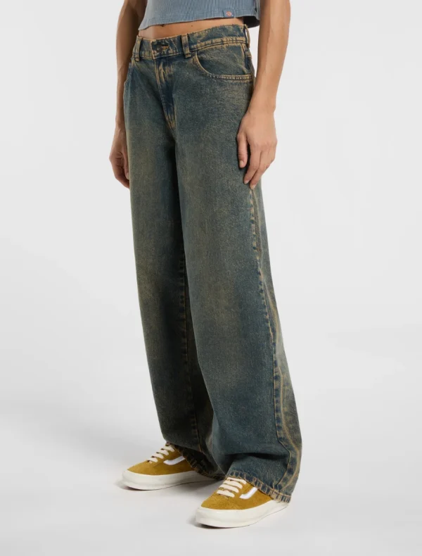 DICKIES - ג'ינס HERNDON לנשים – D0A4YPYK58 – yellow – 3