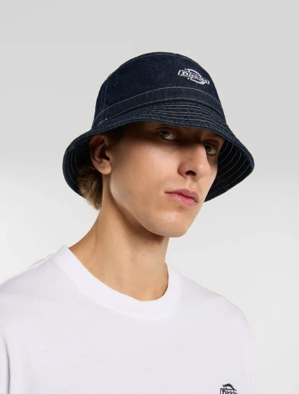 DICKIES - כובע באקט DENIM BUCKET HAT – D0A4Z6ORIN – rinsed – 1