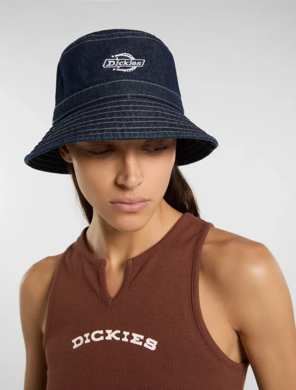 DICKIES - כובע באקט DENIM BUCKET HAT – D0A4Z6ORIN – rinsed – 1