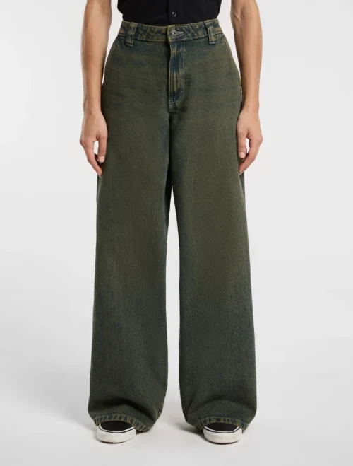 מכנסי ג'ינס נגרים לנשים X LOOSE DENIM CARPENTER PANT