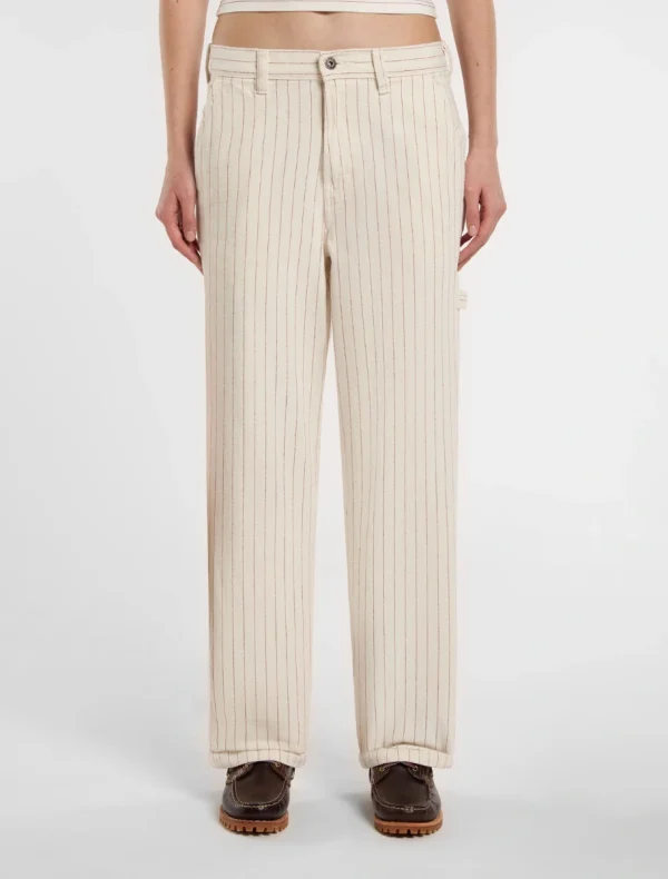 DICKIES - מכנסי נגרים לנשים SERVICE CARPENTER PANT – D0A4Z7KC48 – beige – 1