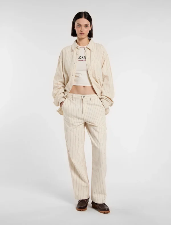DICKIES - מכנסי נגרים לנשים SERVICE CARPENTER PANT – D0A4Z7KC48 – beige – 2