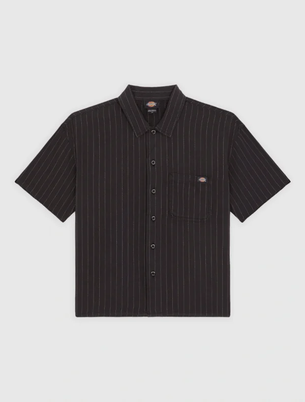 DICKIES - SERVICE  SHIRT חולצת טי קצרה לנשים – D0A4Z7UBLK – black – 3