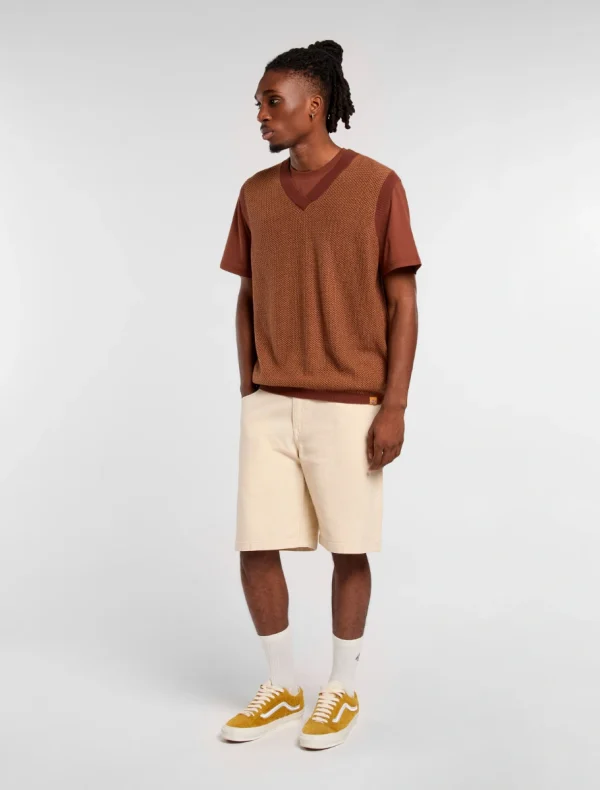 DICKIES - מכנסי עבודה קצרים RIVER RANCH – D0A4Z7ZF90 – whitecap-grey – 2