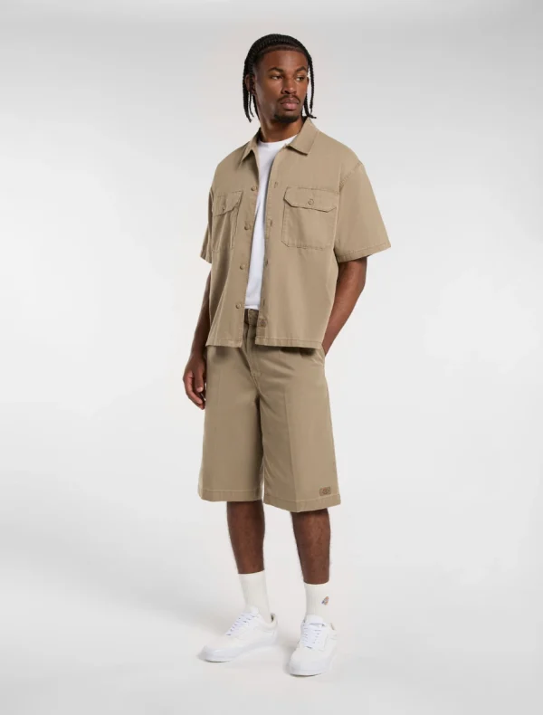 DICKIES - מכנסי עבודה קצרים UNIONVILLE 13INCH – D0A4Z830DS – desert-sand – 2