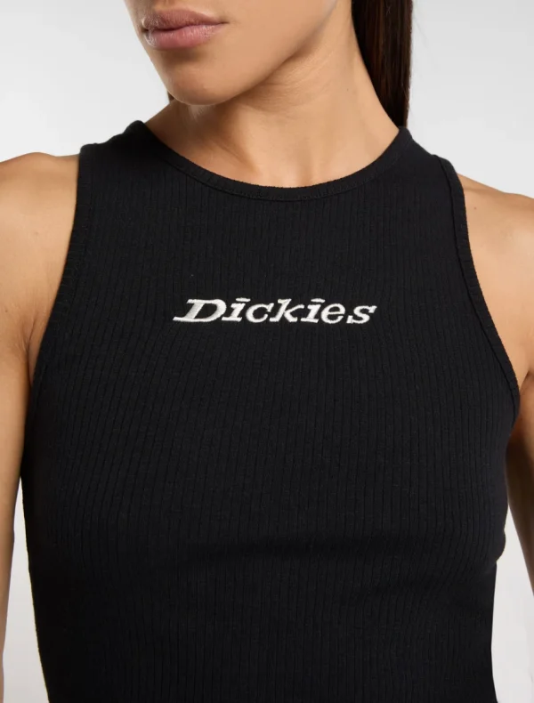 DICKIES - ווסט נשים RIB TOP – D0A4Z8NBLK – black – 3