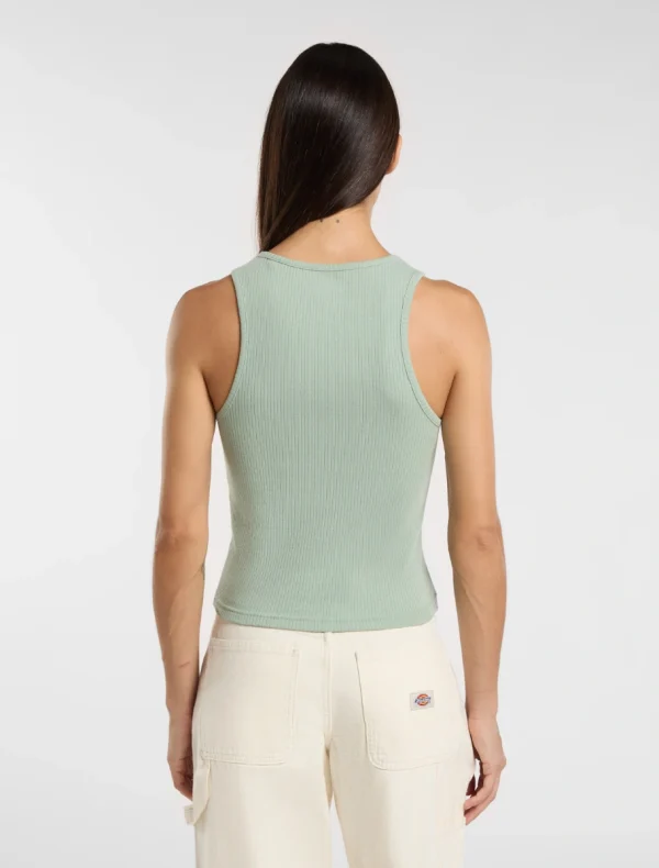 DICKIES - ווסט נשים RIB TOP – D0A4Z8NK36 – light-blue – 1