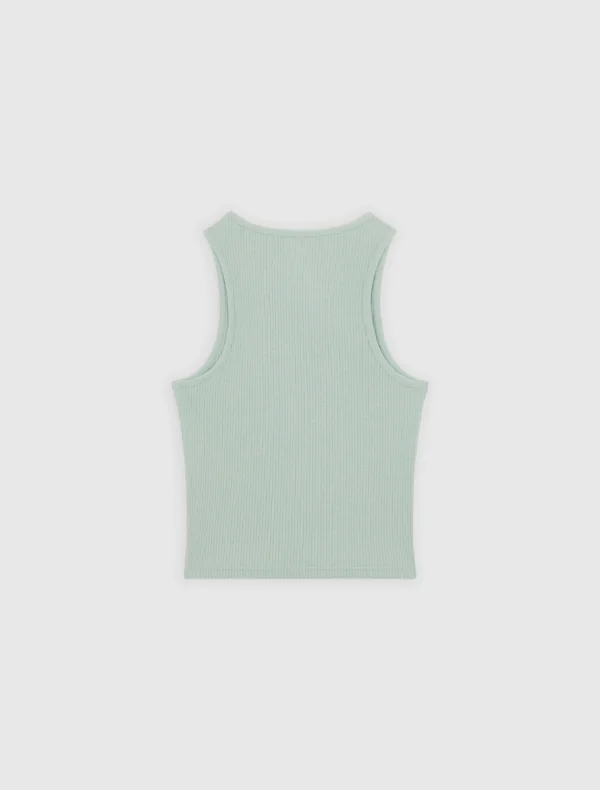 DICKIES - ווסט נשים RIB TOP – D0A4Z8NK36 – light-blue – 5