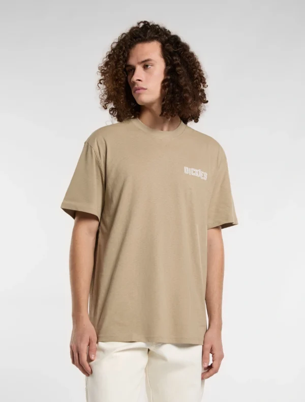 DICKIES - BRICKLANE   חולצת טי קצרה – D0A4Z8R0DS – desert-sand – 1