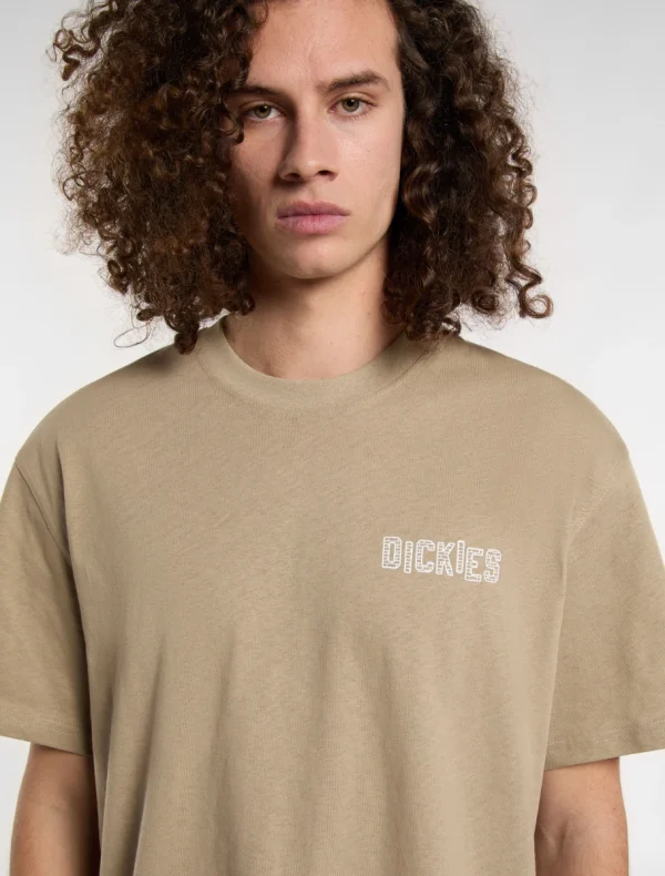 DICKIES - BRICKLANE   חולצת טי קצרה – D0A4Z8R0DS – desert-sand – 3